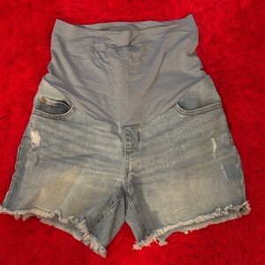 Sonoma Maternity Blue Denim Women Shorts